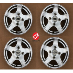 4 PIÈCES JANTE ALU 13" MICROCAR MC1 MC2