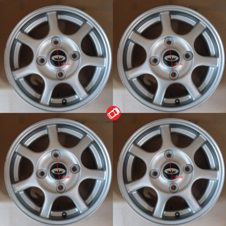 4 PIECES ALLOY WHEEL RIM 13'' CHATENET MEDIA