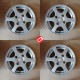 4 PIECES ALLOY WHEEL RIM 13'' JDM ABACA