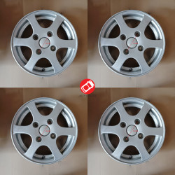 4 BITAR ALUMINIUMFÄLGAR 13'' JDM ABACA