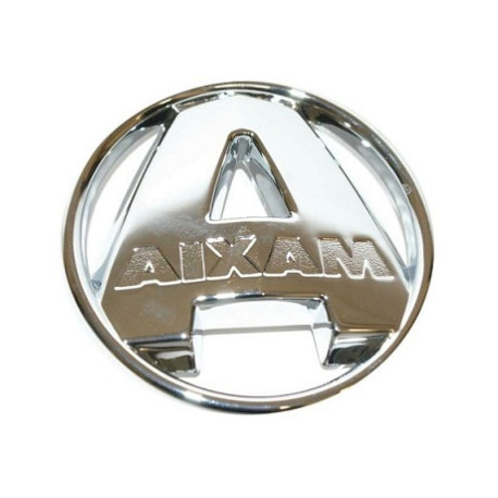 7AG324 CHROME BADGE / EMBLEM AIXAM CITY SCOUTY IMPULSION GTO CROSSOVER COUPE