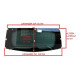 7AE114XD HEATED TINTED REAR WINDSCREEN / CAR WINDOW AIXAM CROSSLINE