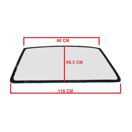 0680268 TINTED WINDSCREEN / WINDSHIELD MICROCAR LYRA