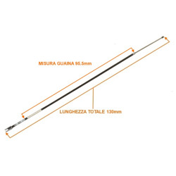 1003408 CABLE DE FREIN A MAIN MICROCAR MC1 LOMBARDINI YANMAR 130 CM