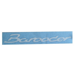 25.22.013 WHITE BUMPER STICKER CHATENET BAROODER