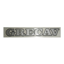 BAF90-0007866 TAILGATE BADGE / STICKER GREY "GRECAV" EKE LM4