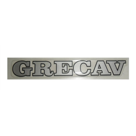 BAF90-0007866 ADESIVO LOGO PORTELLONE POSTERIORE GRIGIO "GRECAV" EKE LM4