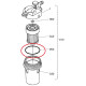 6A32059940 ANELLO O-RING SERBATOIO GASOLIO MOTORE KUBOTA Z402 Z482 Z602 AIXAM