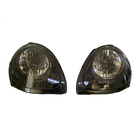 2 PIEZAS FAROS DELANTERO IZQUIERDO/DERECHA NEGRO AIXAM 400 500 A.721 A.741