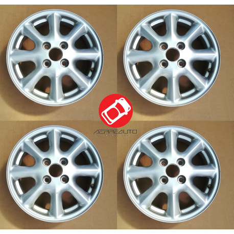 4 PIECES ALLOY WHEEL RIM 14" LIGIER BE-TWO BE-UP X-TOO JS28 MAX JS32 R JS34