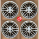 4 PIEZAS LLANTAS DE ALEACIÓN 14" LIGIER XTOO JS28 MAX JS32 R JS34 S JS42 RS JS44