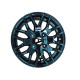 611AX080NOIR ALLOY WHEEL RIM 14" ET 17 AIXAM VISION SENSATION EMOTION CITY COUPE