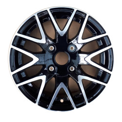 6AX080DIAMAN ALLOY WHEEL RIM 14'' AIXAM VISION CITY E-CITY COUPE E-COUPE