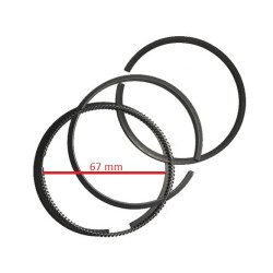 K168512105 PISTON RING SET STD KUBOTA Z482 AIXAM