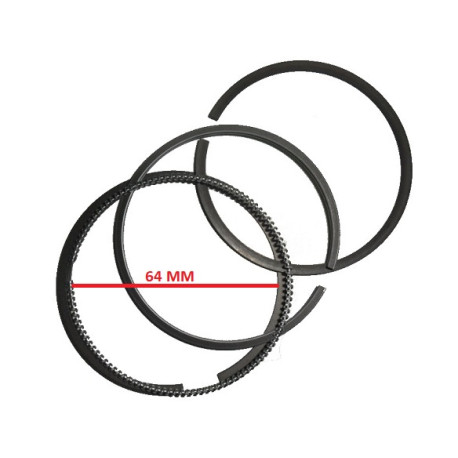 1582121050 PISTON RING SET STD KUBOTA Z402