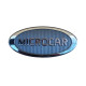 1406260 MÄRKEN / EMBLEM MOTORHUV MICROCAR P85 88 96 98 DUE 6 M.CROSS